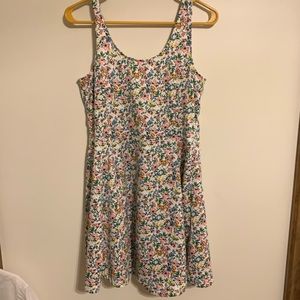XL Floral Print Dress